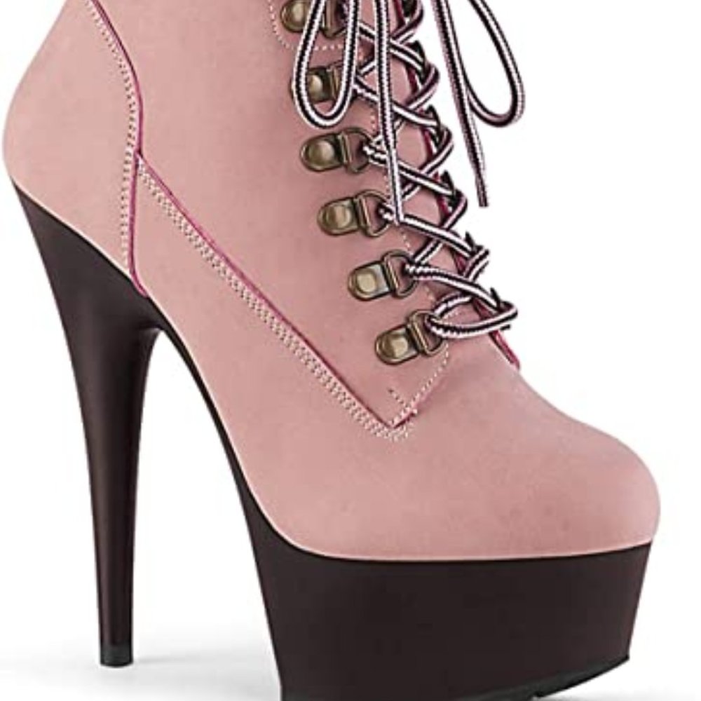 Pleaser Women's Delight-600TL-02 Ankle-high Boot 9